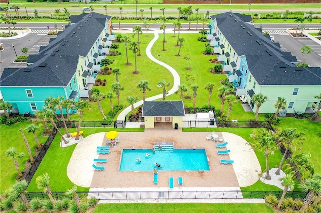 3004 Latitude Ln, Kissimmee, FL 34747 - bird's eye view of a pool