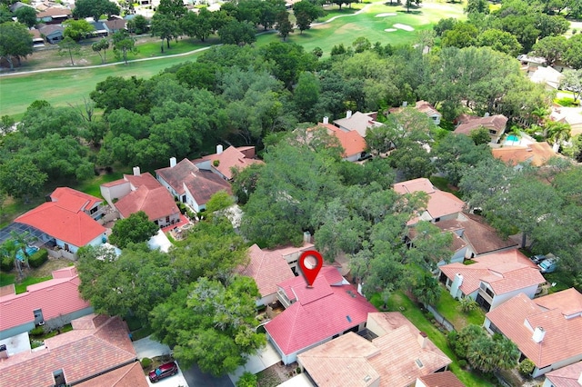 1121 Winged Foot Cir, Winter Springs, FL 32708 - aerial perspective of suburban area featuring a local golf course