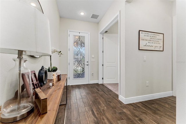 15716 Sweet Lemon Way, Winter Garden, FL 34787 - foyer with dark wood finished floors and baseboards