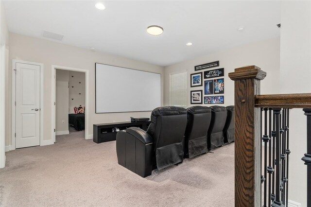 15716 Sweet Lemon Way, Winter Garden, FL 34787 - cinema room with light colored carpet and recessed lighting