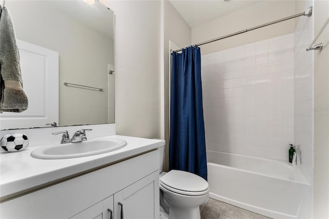 15716 Sweet Lemon Way, Winter Garden, FL 34787 - bathroom with vanity, shower / bath combination with curtain, and tile patterned floors