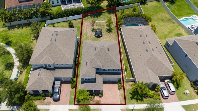 15716 Sweet Lemon Way, Winter Garden, FL 34787 - aerial perspective of suburban area with property boundaries highlighted