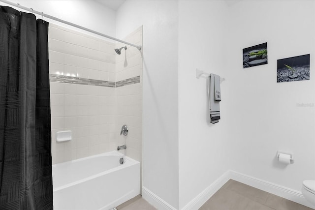 1156 Cavender Creek Rd, Minneola, FL 34715 - bathroom with shower / bath combo and tile patterned flooring