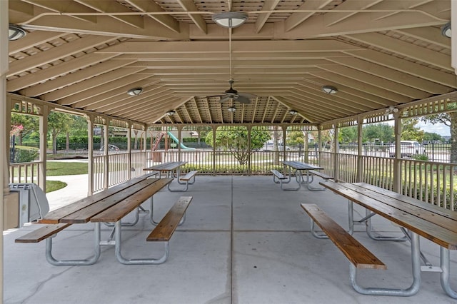 11837 Cave Run Ave, Windermere, FL 34786 - surrounding community featuring a gazebo and a patio
