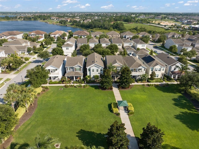 15019 Valverse Aly, Winter Garden, FL 34787 - aerial perspective of suburban area featuring a large body of water