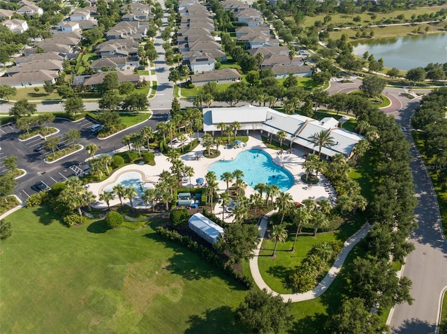 15019 Valverse Aly, Winter Garden, FL 34787 - view of property location with a pool and a nearby body of water