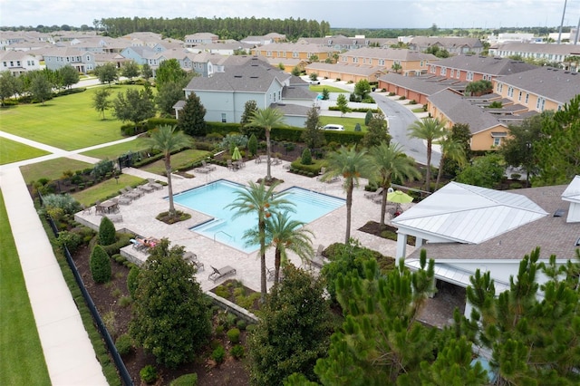 15019 Valverse Aly, Winter Garden, FL 34787 - aerial view of residential area featuring a pool