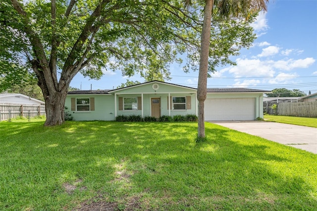 323 Scotland Dr, Daytona Beach, FL 32117 - ranch-style home with a garage and concrete driveway