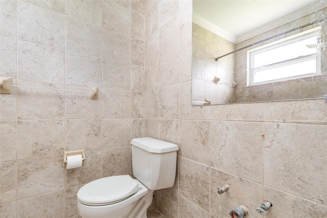 323 Scotland Dr, Daytona Beach, FL 32117 - bathroom with ornamental molding and toilet