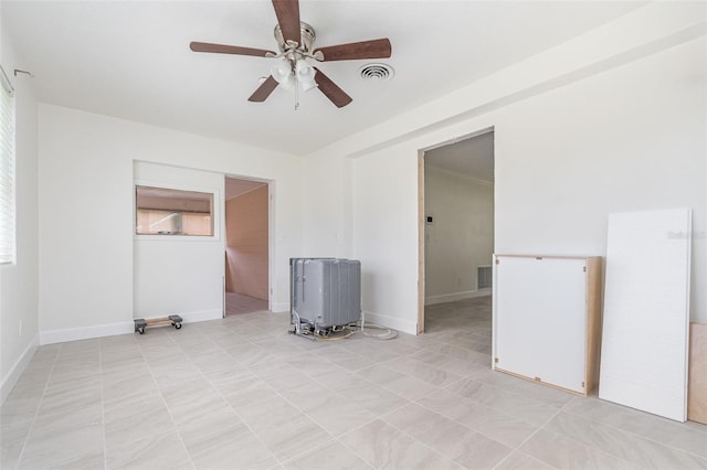323 Scotland Dr, Daytona Beach, FL 32117 - empty room featuring ceiling fan and baseboards