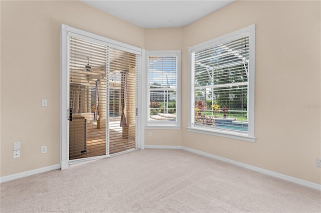 875 Bentley Green Cir, Winter Springs, FL 32708 - empty room with carpet flooring and ceiling fan