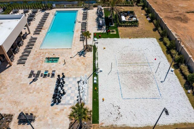 7478 Brooklyn Dr, Kissimmee, FL 34747 - aerial view of a pool