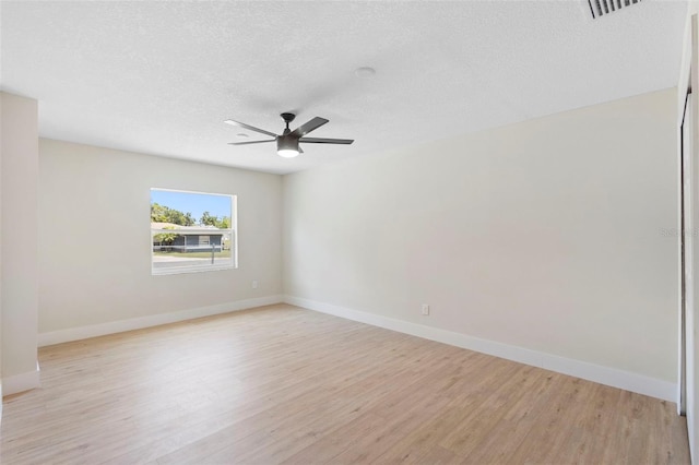 105 E Magnolia St, Davenport, FL 33837 - spare room with ceiling fan, light wood-style flooring, and a textured ceiling