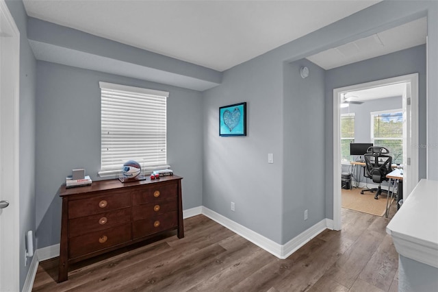 8968 Hildreth Ave, Orlando, FL 32832 - hall featuring wood finished floors and an office area