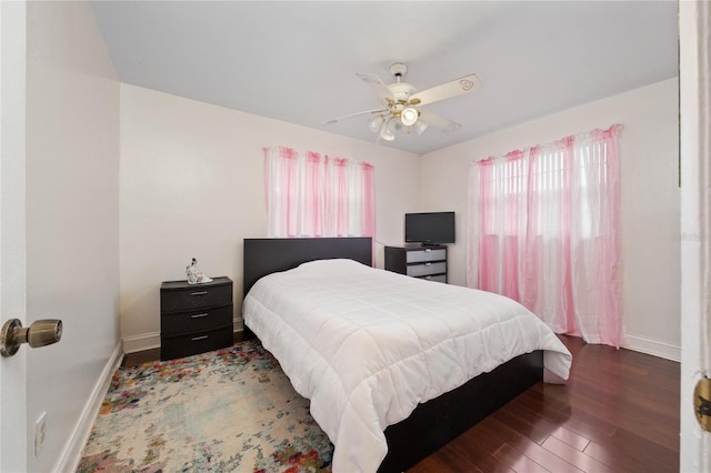1105 Arrowsmith Ave, Orlando, FL 32809 - bedroom featuring wood finished floors and ceiling fan