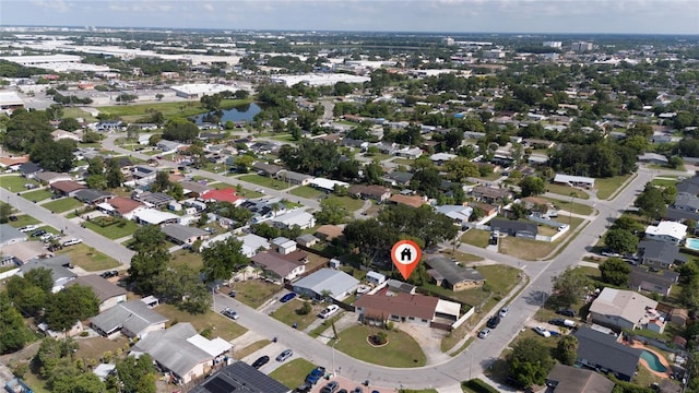 1105 Arrowsmith Ave, Orlando, FL 32809 - aerial view of property's location with a nearby body of water and nearby suburban area