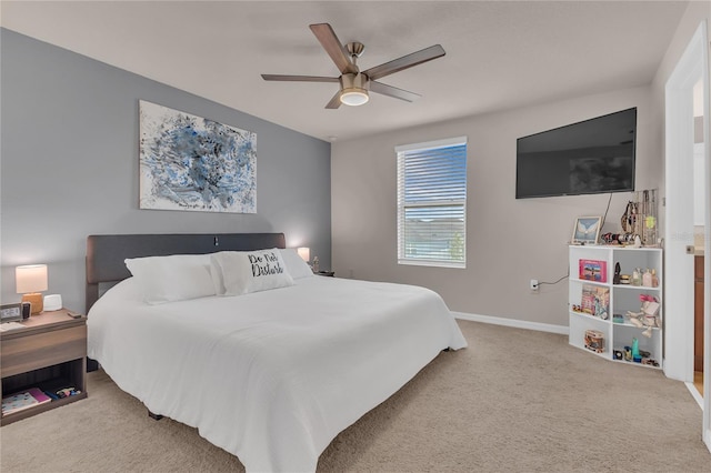1866 Red Canyon Dr, Kissimmee, FL 34744 - bedroom with carpet flooring and a ceiling fan