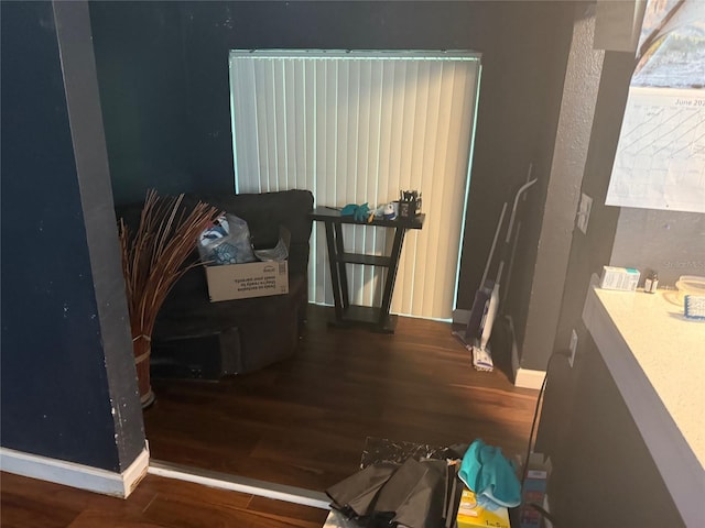 4035 Nimons St, Orlando, FL 32811 - corridor featuring wood finished floors
