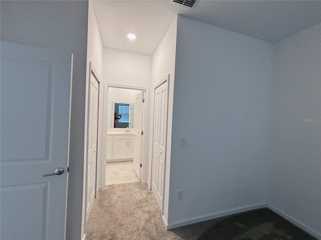 6300 Chirpine Ln, Saint Cloud, FL 34771 - hall with carpet floors and baseboards