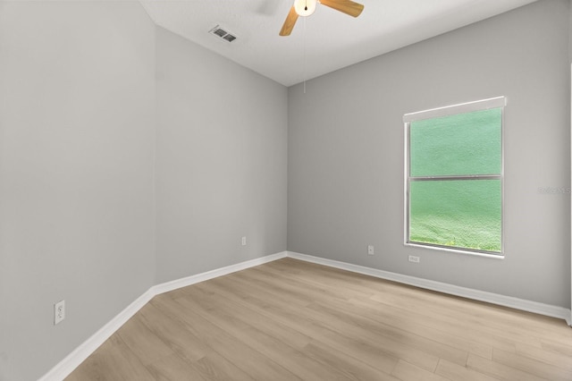 13658 Hidden Forest Cir, Orlando, FL 32828 - empty room with light wood-type flooring and a ceiling fan