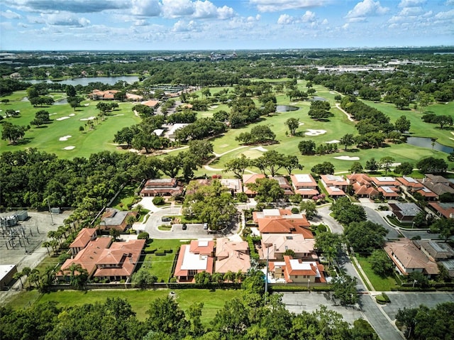 1769 Turnberry Ter, Orlando, FL 32804 - aerial view of residential area featuring a golf course and a large body of water