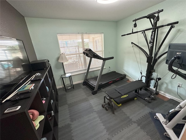 1140 Odoniel Loop S, Lakeland, FL 33809 - workout room with baseboards