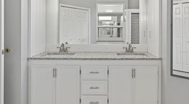 28707 Raleigh Pl, Wesley Chapel, FL 33545 - full bathroom featuring a closet and double vanity