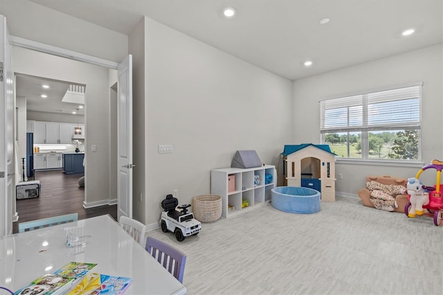 3179 Sailing Pier Ave, Winter Garden, FL 34787 - game room featuring recessed lighting and dark wood-type flooring