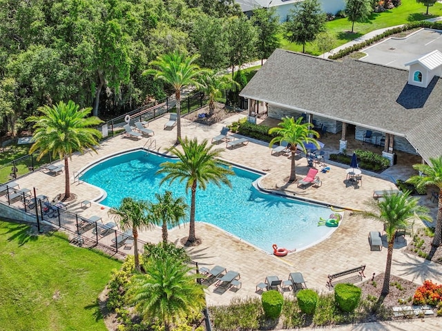 3179 Sailing Pier Ave, Winter Garden, FL 34787 - community pool featuring a patio
