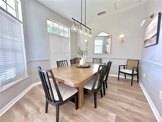 5205 Hammock Cir, Saint Cloud, FL 34771 - dining room featuring light wood finished floors and baseboards