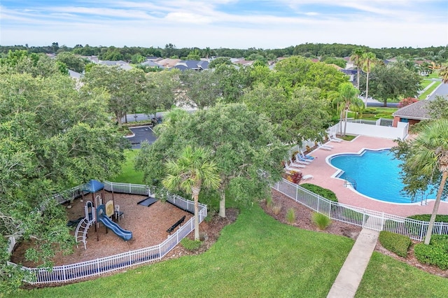 1031 Seneca Trl, Saint Cloud, FL 34772 - aerial view of a pool