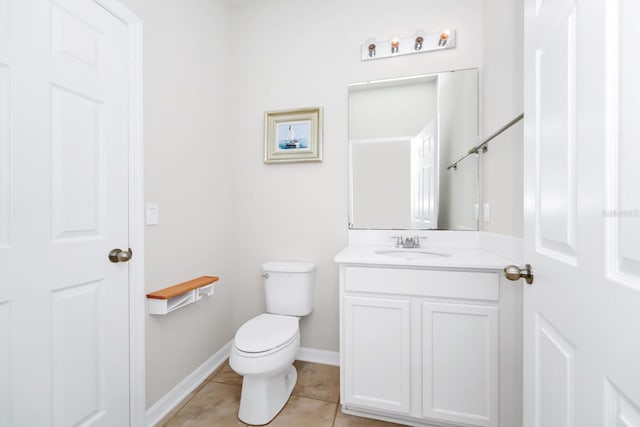 5552 Remsen Cay Ln, Windermere, FL 34786 - half bathroom featuring vanity and tile patterned floors