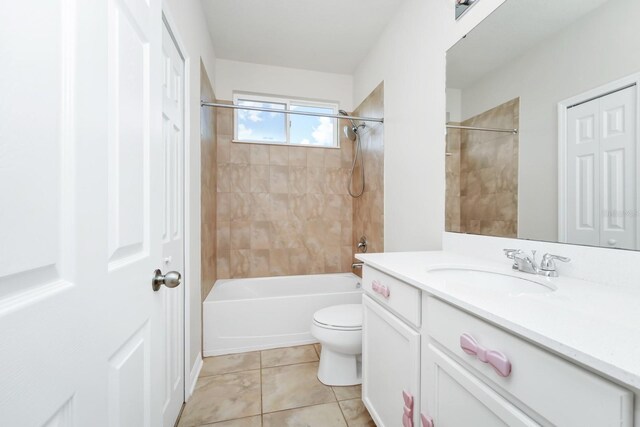 5552 Remsen Cay Ln, Windermere, FL 34786 - full bath with vanity, tile patterned floors, and washtub / shower combination