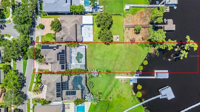 5552 Remsen Cay Ln, Windermere, FL 34786 - view of property location with property parcel outlined and a nearby body of water