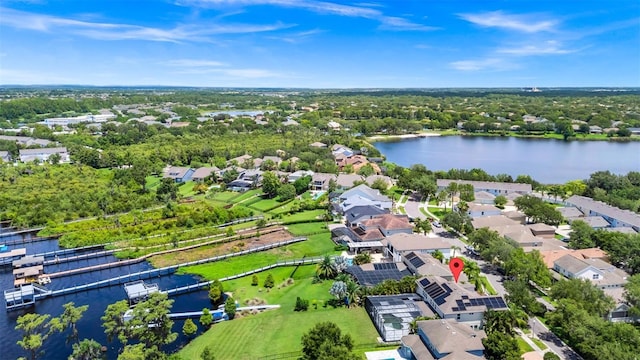 5552 Remsen Cay Ln, Windermere, FL 34786 - aerial perspective of suburban area with a nearby body of water