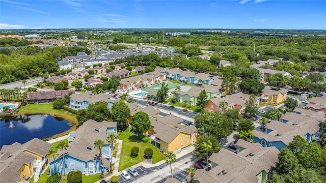 8722 Rockingham Ter Unit B, Kissimmee, FL 34747 - aerial view of property's location with nearby suburban area and a large body of water
