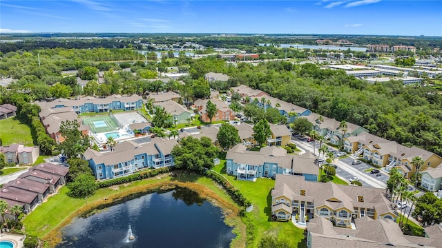 8722 Rockingham Ter Unit B, Kissimmee, FL 34747 - aerial view of residential area with a large body of water