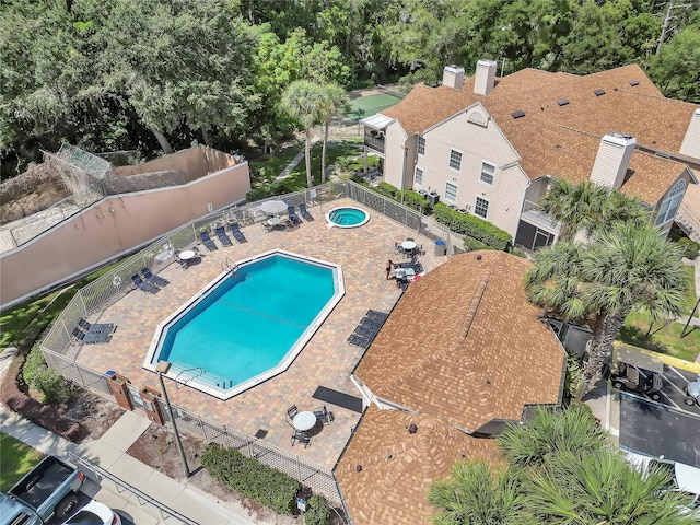 698 Roaring Dr Unit 382, Altamonte Springs, FL 32714 - community pool with a patio area
