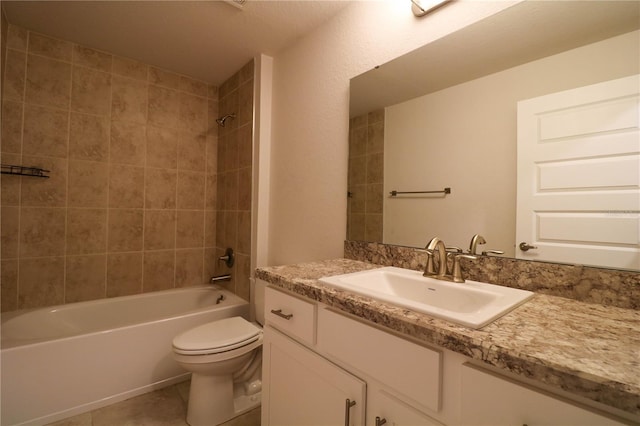 1105 Citrus Landings Blvd, Davenport, FL 33837 - full bath with vanity, bathing tub / shower combination, and tile patterned flooring