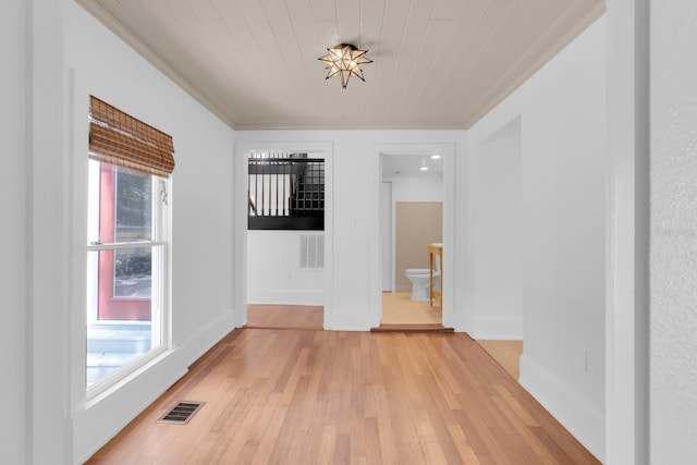 1021 S Elm Ave, Sanford, FL 32771 - empty room featuring crown molding and light wood finished floors