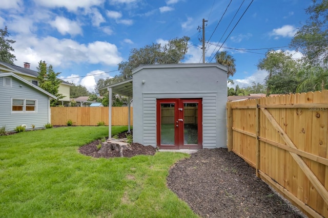 1021 S Elm Ave, Sanford, FL 32771 - view of outbuilding with a fenced backyard