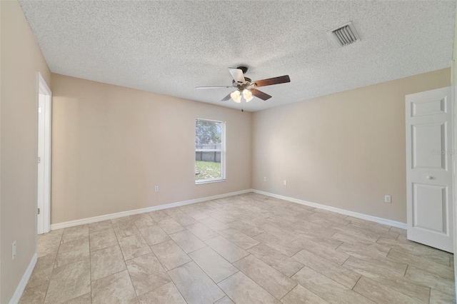 3313 Buckland St, Deltona, FL 32738 - empty room with a ceiling fan and a textured ceiling