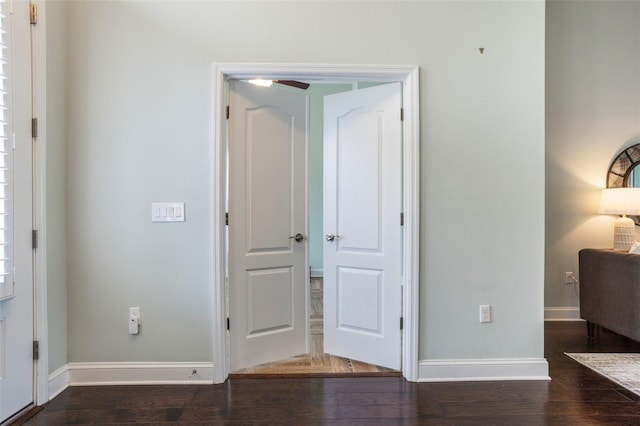 3531 Oriskany Dr, Orlando, FL 32820 - unfurnished bedroom with baseboards and wood finished floors