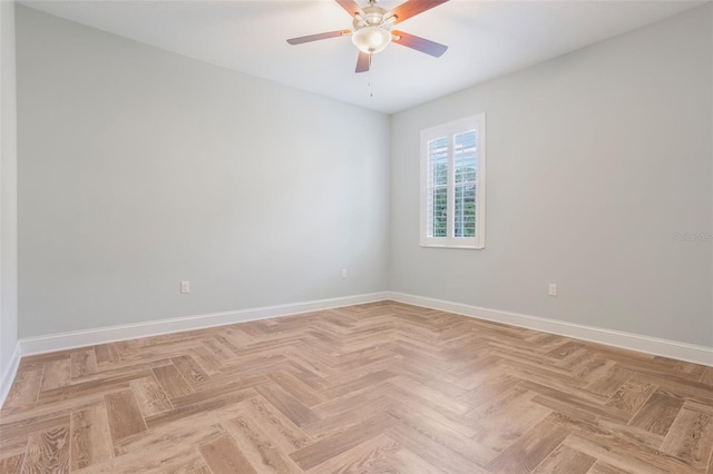 3531 Oriskany Dr, Orlando, FL 32820 - unfurnished room with a ceiling fan and baseboards
