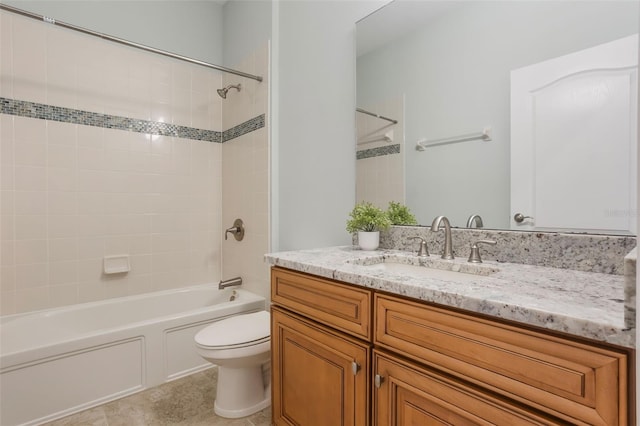 3531 Oriskany Dr, Orlando, FL 32820 - full bathroom featuring vanity, bathtub / shower combination, and tile patterned flooring