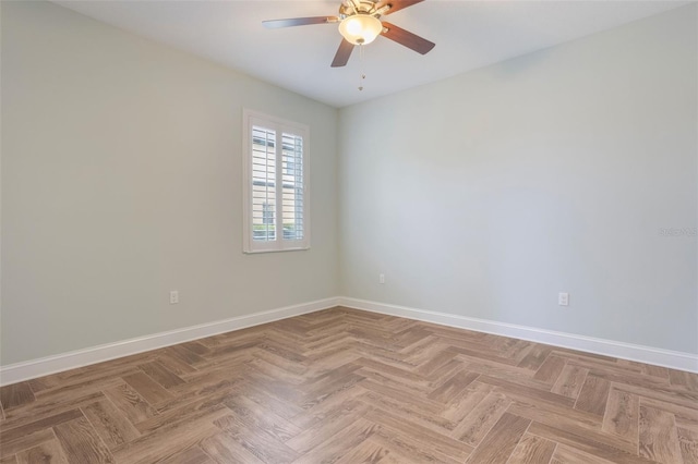 3531 Oriskany Dr, Orlando, FL 32820 - empty room featuring ceiling fan and baseboards