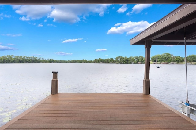3531 Oriskany Dr, Orlando, FL 32820 - dock area featuring a water view