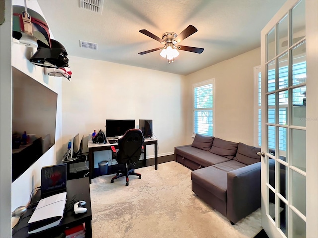 14654 Yellow Butterfly Rd, Windermere, FL 34786 - office with ceiling fan