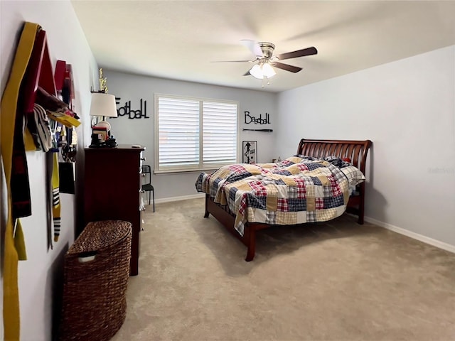14654 Yellow Butterfly Rd, Windermere, FL 34786 - carpeted bedroom with baseboards and ceiling fan
