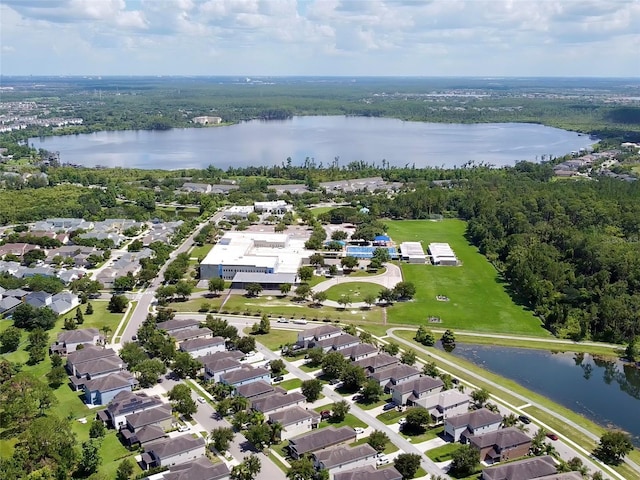 14654 Yellow Butterfly Rd, Windermere, FL 34786 - aerial view of property and surrounding area with a large body of water and nearby suburban area